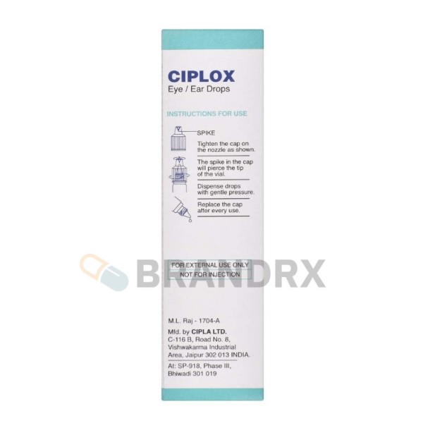 Ciplox Eye/Ear Drops 0.3% Cipla