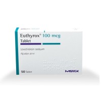 EUTHUROX (LEVOTIROKSIN) 100 MCG 50 TAB MERCK Merck